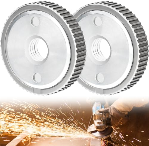 CAUTIOUS 2 Stücke M14 Winkelschleifer Spannmutter Schnellspannmutter für winkelschleifer Schnellspannmutter für Flex Winkelschleifer Zubehör