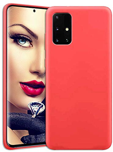 mtb more energy® Soft Silikon Hülle kompatibel mit Xiaomi Redmi 13C, Poco C65 - rot - Satin Touch - Liquid Silicon Case Handyhülle Cover