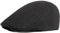 XYIYI Schwarz Herren Newsboy Cap Baumwolle Barett Hut Flach Efeu Gatsby Fahren Cabbie Kappe