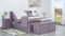 Boxspringbett Nado 240x220, DS-Grau, 7-Zohnen Taschenfederkernmatratze, Ergoflex - Inklusive Aufbau - Deutscher Hersteller