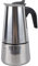 aqxreight Moka da 6 Tazze in Acciaio Inossidabile, Caffettiera Italiana con Piano Cottura Dal Design Italiano, Leggera e Resistente, Adatta per Stufe a Gas, Elettriche e in Ceramica,