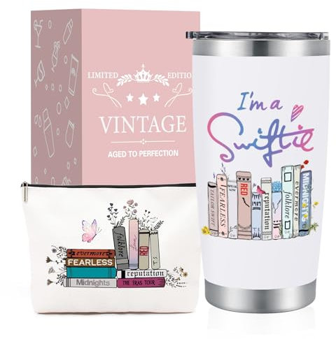 Music Lovers Gifts - Stainless Steel Tumblers 20oz, Singer Tumbler Album Inspired Gift, Singer Merchandise, Birthday Christmas Gifts for Women Friends, TS Travel Mug (TL)