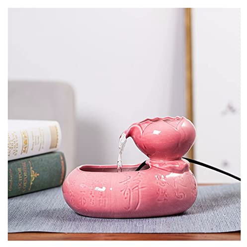 Fontana Da Scrivania Fontana da tavolo Mini cascata in ceramica Fontana for interni Fontana da tavolo Zen Decorazione interna for la casa Fontana da tavolo Piccola Fontana D'acqua Per Interni(D)