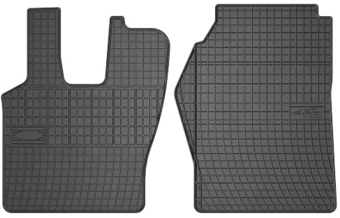 Wielganizator SolidPRO Gummimatten passend für Scania R i G (2004-2017) | Qualität: Premium - Genaue Passform, rutschfest 2-teilig Fußmatten- Schwarz