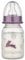 babynova Set di Biberon 120ml (3 pezzi) con tettarella in silicone a flusso lento anti-colica per neonati - Prodotto in Germania - Senza BPA - Conigli