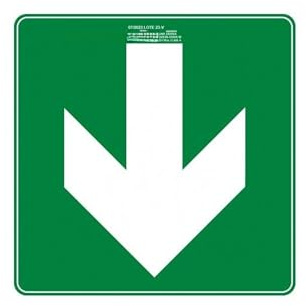 blendend Bidirektionales Schild aus PVC, wetterfest, einfache Installation, ideal für Wegbeschreibungen im Verkehr und bei Veranstaltungen.