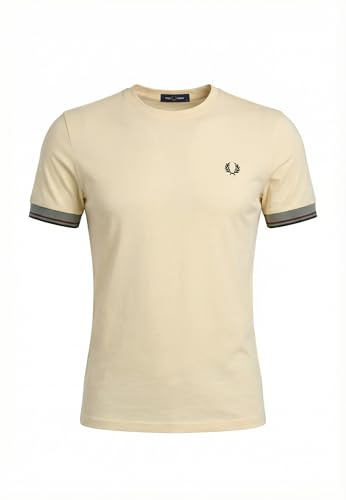 Fred Perry Twin Tipped Cuff T-Shirt, Herren T-Shirt