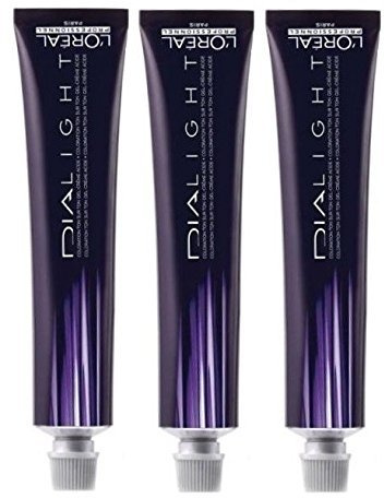 Loreal 3 er Pack Loreal Dialight 5,4 Hellbraun Kupfer Rubilane