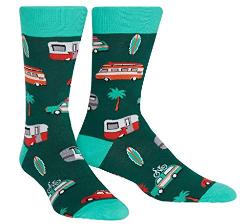 Sock It To Me - Herren Socken Day Tripper - lustige Herren Socken Urlaub Wohnmobil Palme Gr.42-47 One Size