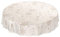 ANRO Wachstuchtischdecke Wachstuch Wachstischdecke Tischdecke Weihnachten Schneeflocken Beige Rund 140cm