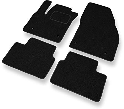 Mossa - Fußmatten Auto kompatibel mit Opel Meriva B (2010-2017) - schwarz Automatten Autoteppiche 1