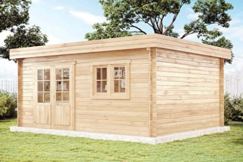 Carlsson Gartenhaus Spree-28 B, 28 mm Wandstärke (500 x 400 cm)