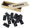 FAST WORLD SHOPPING ® Gioco Domino 28 Tessere Giuoco Di Strategia E Società Con Pedine Confezione Porta Puzzle In Legno