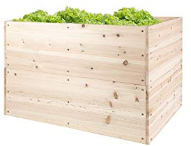 empasa Hochbeet 'KUUBI L' Blumenkasten Pflanzkübel Frühbeet Kräuterbeet aus Holz, 117 x 77 x 78 cm