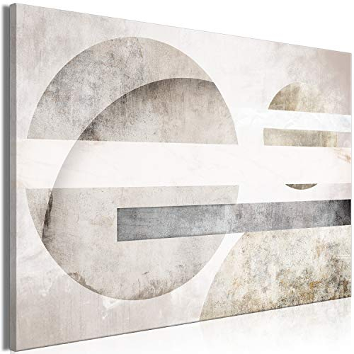 murando - Akustikbild geometrische Muster Bilder Akustikschaum Hochleistungsschallabsorber Schallschutz Leinwand 1 tlg Wandbild Raumakustik Schalldämmung Abstrakt Kreise Figur