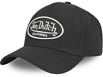 Cap Herren 100% Baumwolle, Tracker Kappe Herren, Natürlich, Anti-Reizung, Schwarz, Einheitsgröße
