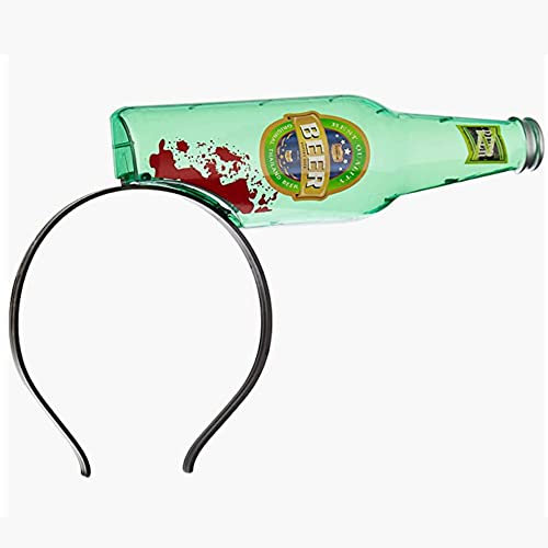 Bloody Beer Bottle Headband Halloween Fancy Dress Prop