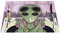 Alien Smoke PVC gewebte Tischsets 1: > Hitzebeständiges Tischset, rutschfest, hitzebeständig, leicht zu reinigen. 45,7 x 30,5 cm