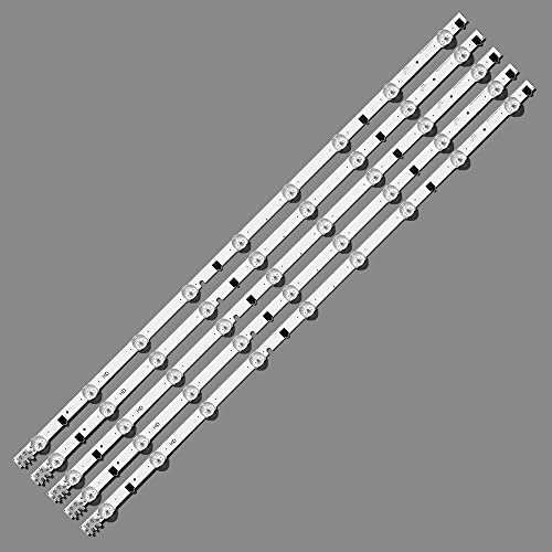 BAVALU Tira de LED for iluminación Trasera de 9 lámparas for Samsung UE32F6200AK UE32F5020AK UE32F5505AK UE32F5560AK UE32F6100AK, Kit de Barras, Banda LED de televisión(D2GE-320SC0-R3 650MM)