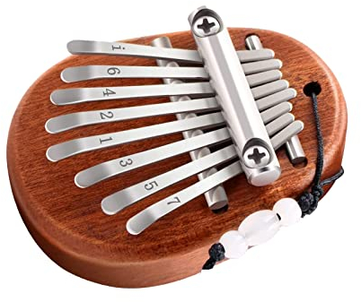 GERUI mini Karumba 8-Tasten, tragbares Karumba, hochwertiges, zartes Finger und Daumen Karumba Klavierinstrument, das für Anfänger, Kinder und Erwachsene notwendig ist (wood)