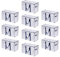 VENO 10 Pack Extra Large Moving Storage Bags with Zips, Heavy-Duty Organizer Tote, Moving Box Alternative, Packing Supply, Clothes Storage Bin, Tag Pocket for Label, Water-Resistant (Clear, 10 Pack)