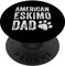 Retro American Eskimo Hund Papa Vatertag Eskie Liebhaber PopSockets mit austauschbarem PopGrip