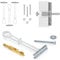 CondoMounts MSK9010 Steel Stud TV Mounting Kit | Wall Mount VESA Mount Screws, Anchors & Titanium Drill Bit | Heavy Duty TV Mounting Hardware Kit Supports 200lbs
