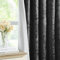 Bujasso Black Velvet Room Darkening Curtains 54 inches Long Crushed Velvet with Microfiber Lining Window Curtains for Living Room Bedroom Pencil Pleat Window Drapes Set of 2 Panels W66 x L54 Black