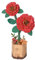 Rolife 3D Puzzle en Bois Bouquet de Fleurs en Bois Artisanat Modèle pour Adulte Fleur Eternelle Cadeau Romantique pour Femme Noël/Anniversaire/Saint Valentin/Fête des Mères (Camélia Rouge)