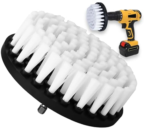Cepillo Taladro Tapicería - Cepillo Giratorio para Limpieza de Coche, Alfombras y Tapizados - Accesorios para Taladro Ideales para Eliminar Suciedad y Manchas Difíciles