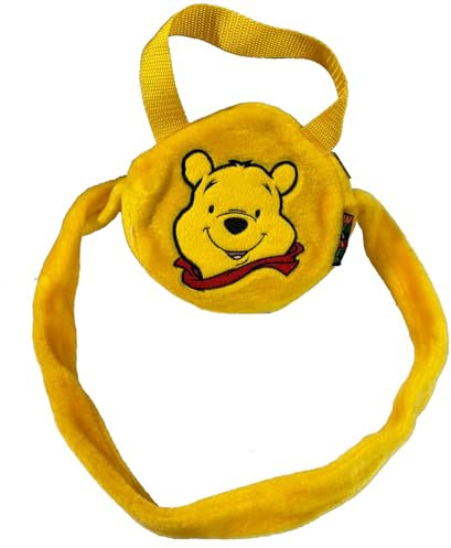 alles-meine.de GmbH Kinder Umhängetasche - Pooh The Bär - Tasche - Plüsch - Plüschtasche Bär Teddy Mädchen - Kindertasche Tragetasche Henkeltasche Plüschtasche Plüschrucksack Kin..