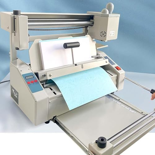 DDZJTPP Drahtlose Klebebuchbindemaschine, A4 Manueller Heißklebebuchbinder Mit Fräsrücken, Rauerer Bindemaschine Für Papierbücher, Alben, Notizbücher
