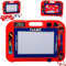alles-meine.de GmbH Zaubertafel/magische Magnet - Maltafel - Cars - Lightning McQueen - incl. Name - 2 Stempel - Zeichentafel - Magnet Tafel - Kinder/wisch & Weg - Bastel..