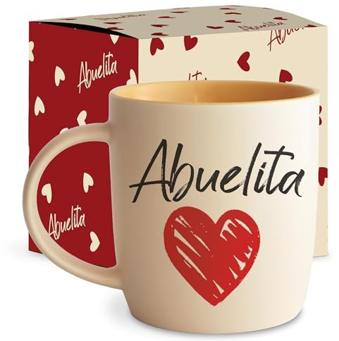 Triple Gifffted Abuelita - Taza de café en español, regalos latinos para la mejor abuela del mundo, La mejor Abuela, regalo Día de las Madres, Día de la Madre, Navidad, cumpleaños y Navidad, taza