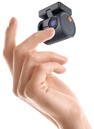 Winzige Dashcam, KAWA 1296P QHD Mini-Autokamera Dashcam - Sprachsteuerung, WDR/3D-DNR mit Super-Nachtsicht, 24-Stunden-Parküberwachung und G-Sensor, 2025 neu, MINI 3 Blau