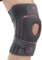 ABYON Kniebandage für Damen, Verstellbare Kniestütze mit 4 Riemen und 3 Beidseitigen Federstabilisatoren, Offene Patella-Knieorthese für Geschwollen, Meniskusriss, ACL, Arthrose (XL)