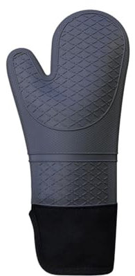 Guantes de silicona for hornear Manoplas de silicona for horno de cocina for adultos Guantes de silicona antideslizantes Guantes de aislamiento térmico de silicona Manoplas Manoplas de cocina multifun