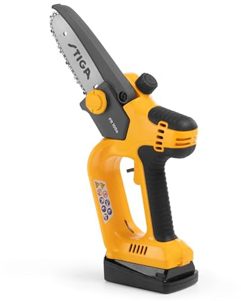 STIGA PR 100e Kit Potatore A Batteria, 20V 2Ah – Lubrificazione Automatica, Design Leggero Ed Ergonomico – Potatura Leggera Di Alberi E Arbusti, Fino A 50 mm