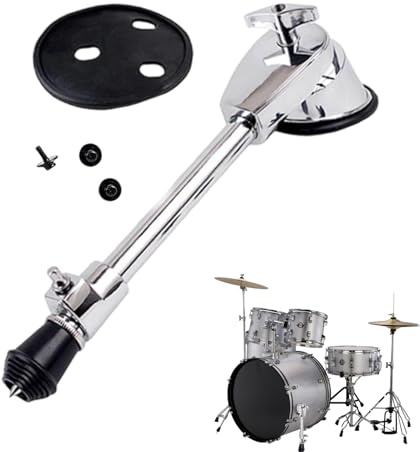 Bass Drum Spurs Rostfreier, tragbarer Hardware-Ständer für | Instrumentenzubehör: Rutschfeste Trommelbeine für Bassdrum für Erwachsene, Profis und Musikenthusiasten