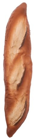 Modèle de Pain Artificiel Réaliste, Baguette Française en PU | Pièce de Présentation, Finition Soignée, Usage Café et Décoration Intérieure, Style Simple et Élégant