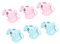 PartyKindom 6 Piezas Regadera Infantil para Jardín de Coloridos para Agua para Plantas y Diversión