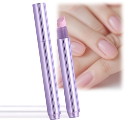 Tip Pusher Pen,3-in-1 Nail Care Pen,Cuticle Oil Pen and Nail Care,Cuticle Pusher Pen,Strengthen Brighten Cuticle Oil for Nails,Nail Buffer Pen and Cuticle Removal for Nourishing Split Cracked Nail