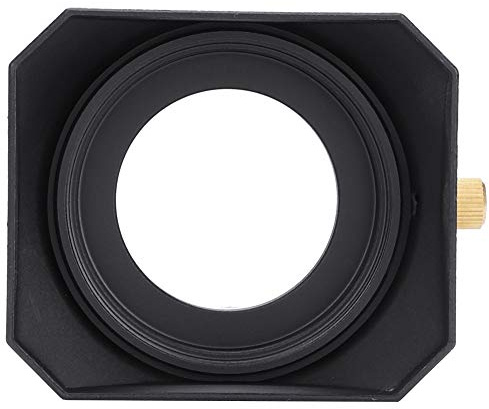 Pssopp Rectangular Lens Hood Shade, Lens Cover Protector for DV Camcorder Digital Video Camera with 37mm 39mm 40.5mm 43mm 52mm Options (43mm)