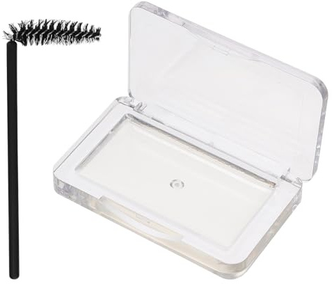 MUCKLILY Augenbrauenstyling Seife Satz Transparent Farblos mit Pinsel Natürliches Augenbrauen Fixiergel Dreidimensionales Make Up Zubehör für Frauen