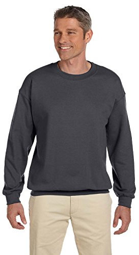 Gildan Men's Heavyweight Waistband Sweatshirt, Charcoal, L