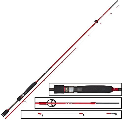 Tubertini Cobra Rute 2,40m 1,5-7,5g - Forellenrute zum Spinnangeln, Angelrute zum Spinnfischen, Ultra Light Spinnrute für Forellen