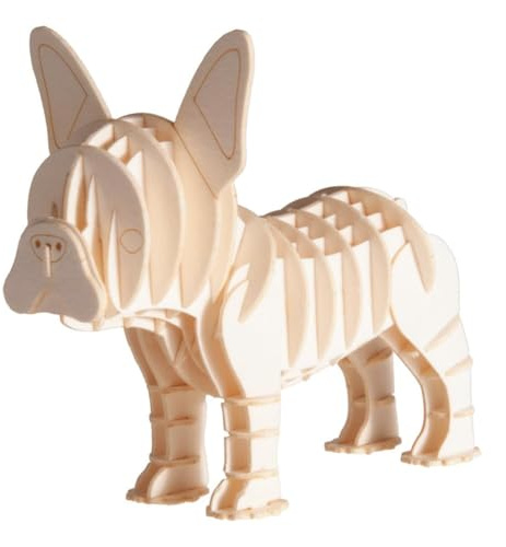 Fridolin 11639 3D-Papiermodell - Bulldogge