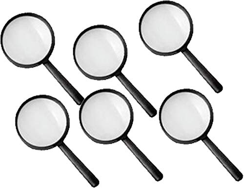 Neu 2019: 6 Mini-Lupen als Mitgebsel für eine Detektiv-Mottoparty | Kinderlupe Kinder Kindergeburtstag Geburtstag Mitgebsel Geschenk Sherlock Holmes Detektiv Flo Lupen Ausstattung