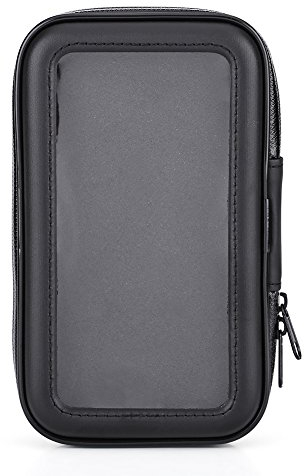 Tbest Navi Halterung, Telefonhalterung Für Motorrad,Wasserdicht,Motorradhalterung,Handyhalterung,Tasche,Verstellbar,Anti-Shake,Metall,Fahrrad,Handytasche,Motorradtasche,Telefonhalter (L)