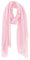 Bovari Pashmina Kaschmir Schal Damen - 70% Kaschmir 30% Seide - extra leicht - 200 x 70 cm (Rosa)